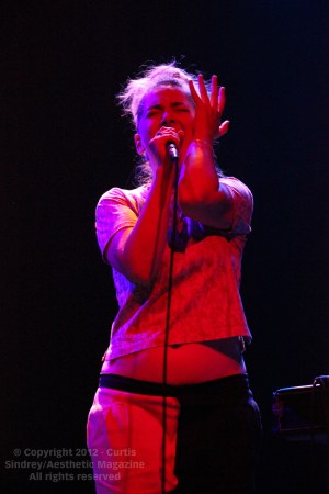 Caila Thompson-Hannant of the Montreal-based Mozart's Sister in Toronto. August 1st, 2012. (Photo: Curtis Sindrey)