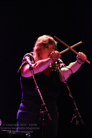  Merrill Garbus of tUnE-yArDs at Phoenix in Toronto. August 1st, 2012. (Photo: Curtis Sindrey)