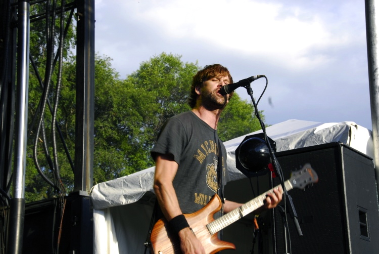 Chris Wollard of Hot Water Music at Riot Fest, Toronto. (Photo: Lisa Gillan)