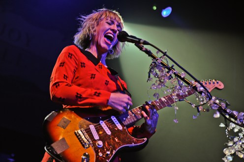 Ritzy Bryan of The Joy Formidable in Toronto. November 25th, 2012. (Photo: Stephen McGill)