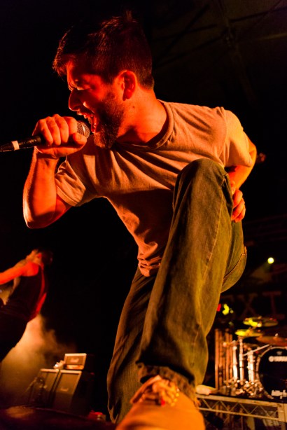 George Pettit of Alexisonfire. (Photo: Jamie Gilbert)