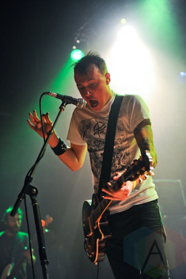 Chris Cresswell of The Flatliners.  (Photo: Stephen McGill/Aesthetic Magazine Toronto)