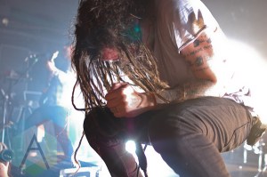 Spencer Chamberlain of Underøath. (Photo: Stephen McGill/Aesthetic Magazine Toronto) 