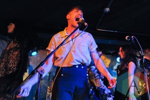 Henry Fletcher of Henri Faberge And The Adorables in Toronto. (Photo: Stephen McGill/Aesthetic Magazine Toronto)