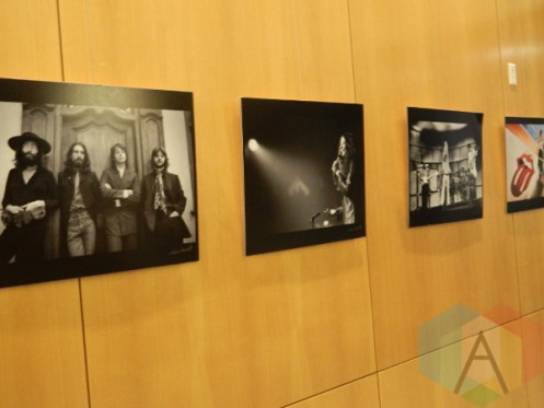 A collection of Ethan Russell's most acclaimed photos, including The Beatles (far left) during their last-ever photoshoot on August 22, 1969 where Russell was only one of two photographers present, at the Richmond Hill Centre for the Performing Arts on March 1st. (Photo: Sarah Munn/Aesthetic Magazine Toronto)