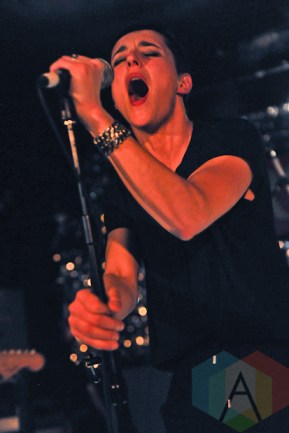 Jehnny Beth of Savages. (Photo: Stephen McGill/Aesthetic Magazine Toronto) 