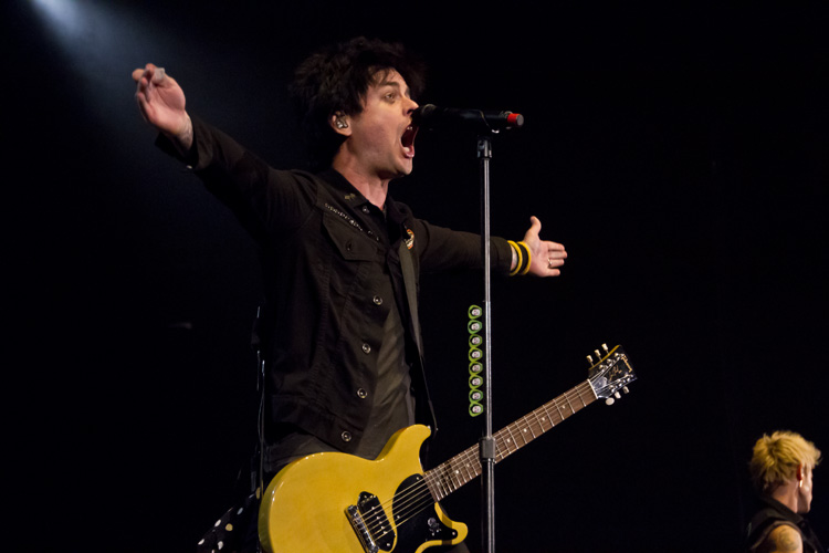 Billie Joe Armstrong of Green Day at Allstate Arena, Rosemont, IL - 03-28-13. (Photo: Nathan Holt)