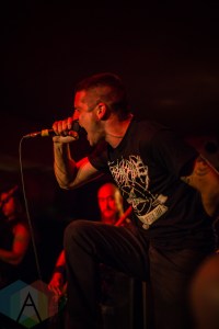 Julien "Nutz" Deyres of Gorod. (Photo: Scott Penner/Aesthetic Magazine Toronto)