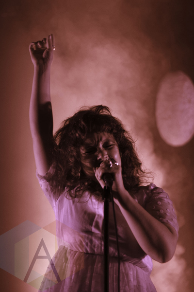 Megan James of Purity Ring. (Photo: Nim Mendoza/Aesthetic Magazine Toronto)