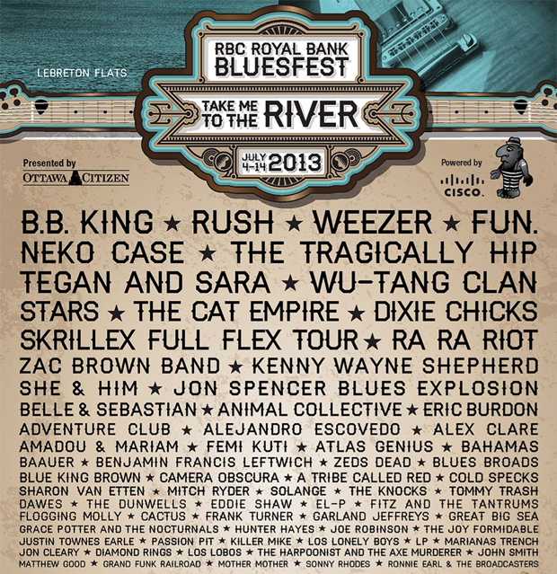 Concert Preview: Ottawa Bluesfest To Celebrate 20th Anniversary