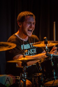 Alex Rüdinger of The Faceless. (Photo: Scott Penner/Aesthetic Magazine Toronto)