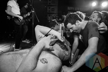 Damian Abraham of Fucked Up. (Photo: Neil Van/Aesthetic Magazine Toronto)