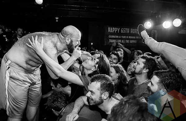 Damian Abraham of Fucked Up. (Photo: Neil Van/Aesthetic Magazine Toronto)