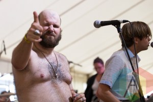 Damian "Pink Eyes" Abraham of Fucked Up. (Photo: Bruce Emberley/Aesthetic Magazine Toronto)