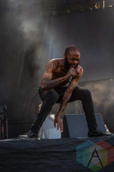 MC Ride of Death Grips. (Photo: Scott Penner/Aesthetic Magazine Toronto)