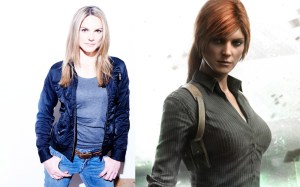 Actress Kate Drummond (left) and Anna "Grim" Grímsdóttir in Tom Clancy's Splinter Cell: Blacklist (right).