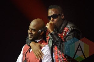 Maestro Fresh Wes (left) and Kardinal Offishall (right). (Photo: Steve Danyleyko/Aesthetic Magazine Toronto)  