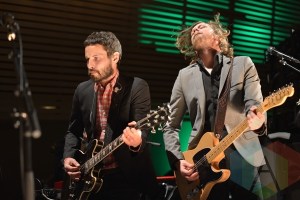 Sam Roberts (left) and Dave Nugent (right) of Sam Roberts Band.(Photo: Steve Danyleyko/Aesthetic Magazine Toronto)