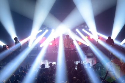 Cut Copy. (Photo: Steve Danyleyko/Aesthetic Magazine Toronto) 