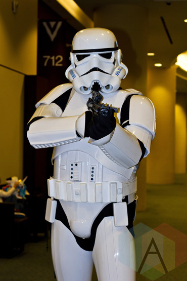 Stormtrooper at Toronto ComiCon. (Photo: Adam Harrison/Aesthetic Magazine Toronto)