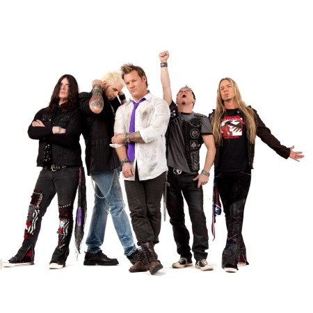 Despite Jericho's hectic WWE schedule, his side-project Fozzy (pictured) has released six albums between 2000 and 2014.