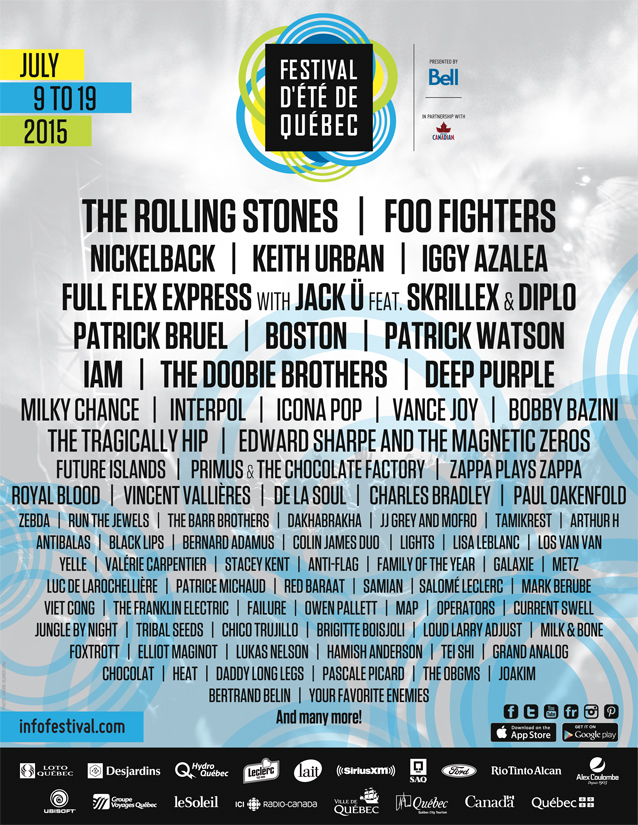Festival D'Ete De Quebec 2015