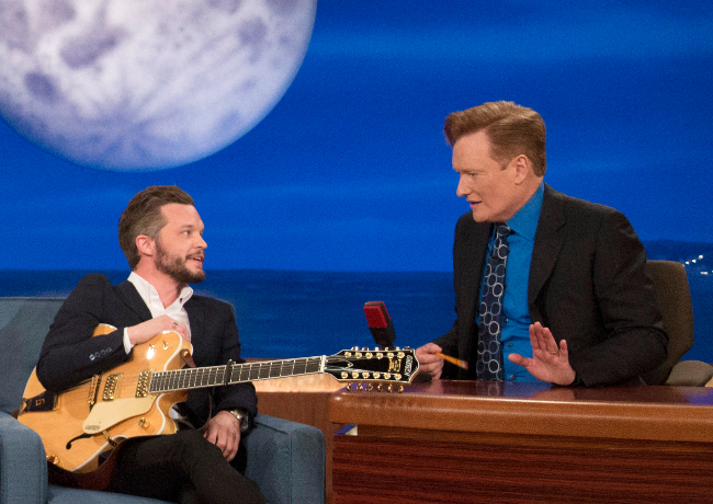The Tallest Man On Earth making his late night television debut on Conan on May 20, 2015.