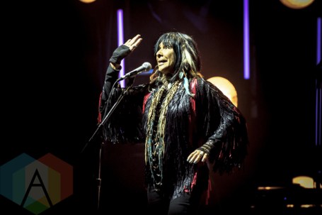 Buffy Sainte-Marie performing at the 2015 Polaris Music Prize gala in Toronto, ON on Sept 21, 2015. (Photo: Angelo Marchini/Aesthetic Magazine)