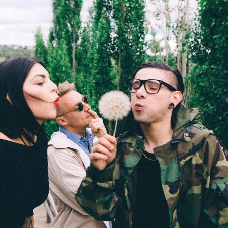 Toronto pop singer-songwriter Kai with Diplo, and Skrillex. 