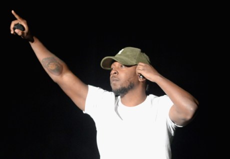 Kendrick Lamar performing at Life Is Beautiful Festival on Sept. 26, 2015 in Las Vegas, Nevada. (Photo: Jeff Kravtiz/FilmMagic)