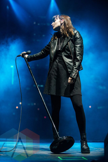 Lauren Mayberry of Chvrches performing at Fun Fun Fun Fest in Austin, Texas on November 6, 2015. (Photo: Dave Mead)