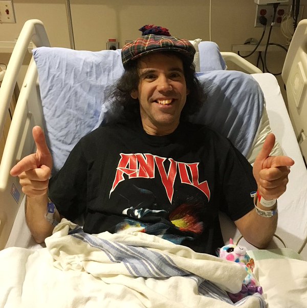 Canadian music journalist Nardwuar the Human Serviette has been discharged from hospital following a stroke on Dec. 5th in Vancouver. (Photo: Twitter)