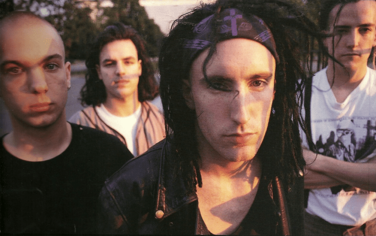 Richard Patrick (far right) during his time in Nine Inch Nails. 