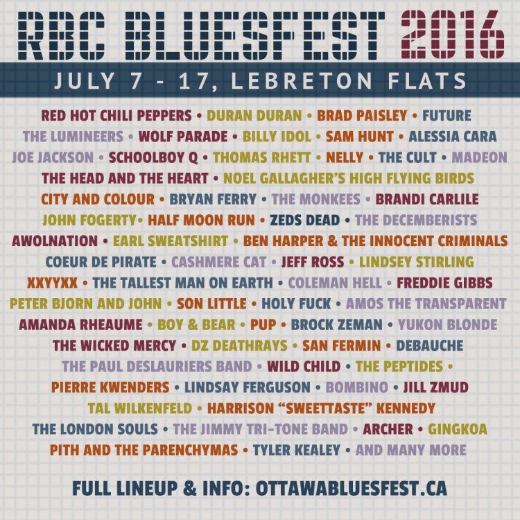 Ottawa Bluesfest 2016