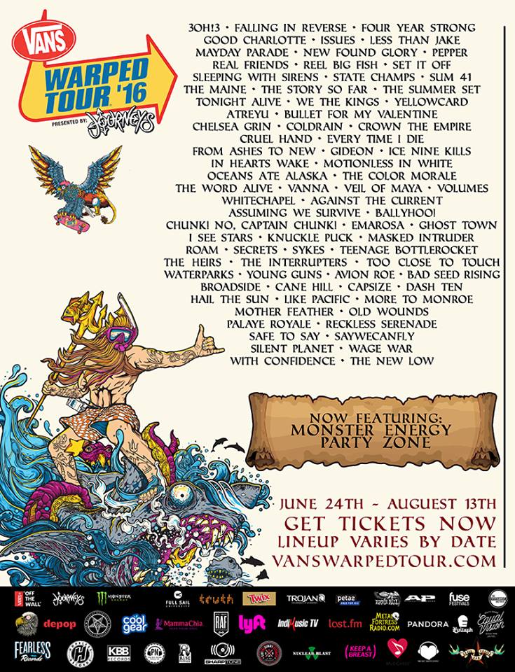 Vans Warped Tour 2016 