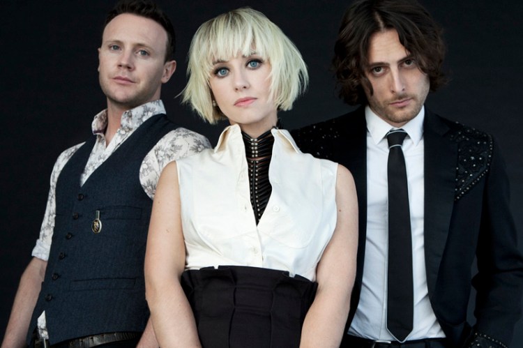 L to R: Rhydian Dafydd, Ritzy Bryan, Matthew James Thomas of The Joy Formidable. (Photo: James Minchin)