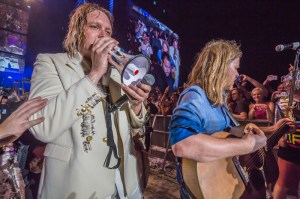 Arcade Fire performing at the Panorama Music Festival on Randall's Island in New York City on July 22, 2016. (Photo: Courtesy of Panorama Music Festival)