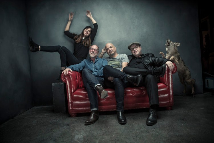 Pixies, L-R: Paz Lenchantin, David Lovering, Joey Santiago, Black Francis. (Photo: Travis Shinn)
