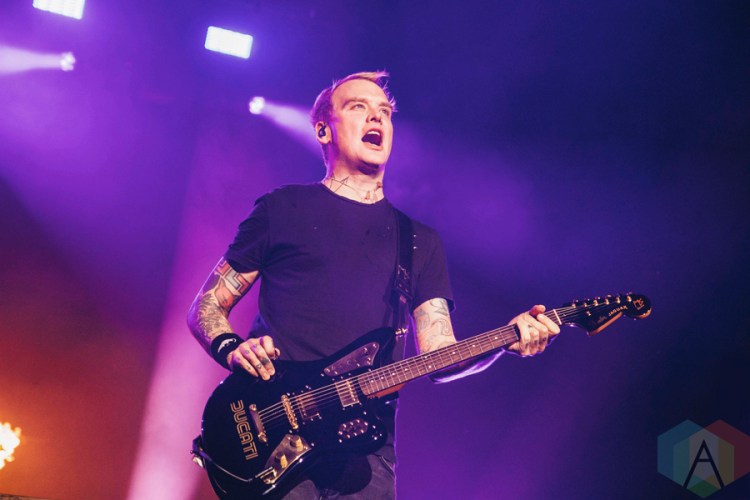 Blink-182 performing at the Molson Amphitheatre in Toronto on August 21, 2016. (Photo: Stephan Ordonez/Aesthetic Magazine)