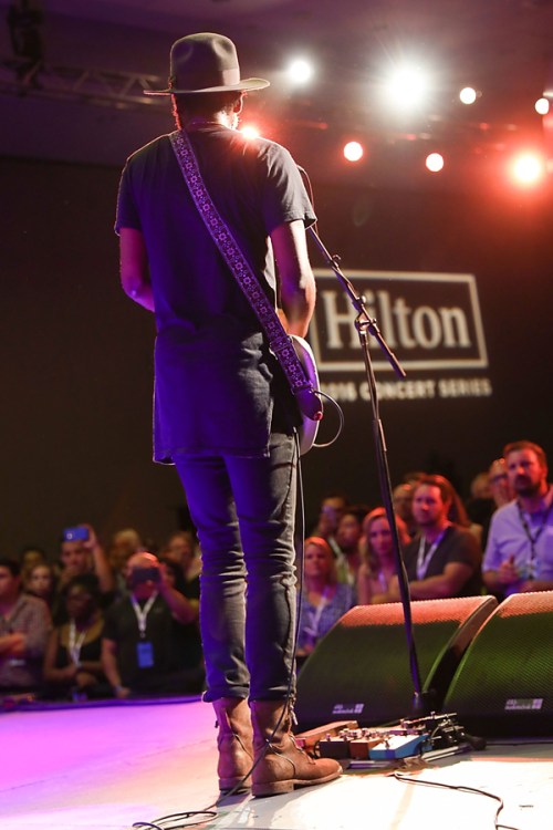 Gary Clark Jr performs at the Hilton Austin Hotel in Austin, Texas on October 28, 2016 as part of the 2016 Hilton Concert Series. (Photo: Rick Kern/Getty)