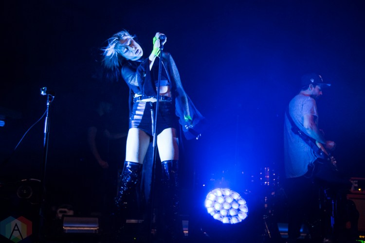 Phantogram performs at the Phoenix Concert Theatre in Toronto on October 19, 2016. (Photo: Mike Fowler/Aesthetic Magazine)