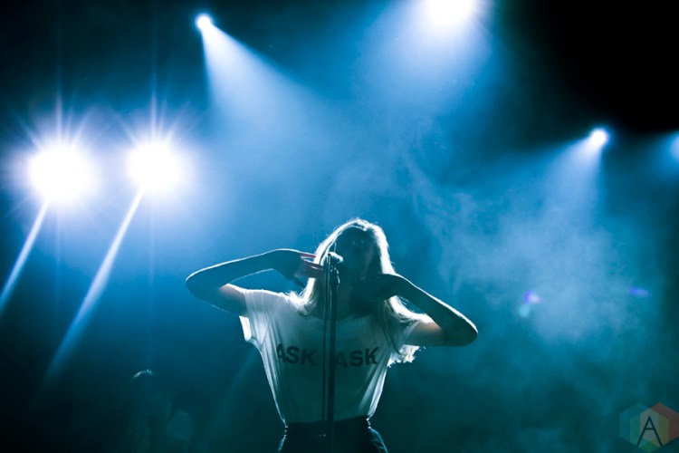 July Talk performs at the Danforth Music Hall in Toronto on October 28, 2016. (Photo: Alyssa Balistreri/Aesthetic Magazine)