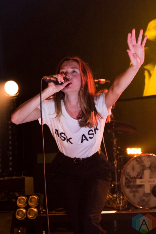 July Talk performs at the Danforth Music Hall in Toronto on October 28, 2016. (Photo: Alyssa Balistreri/Aesthetic Magazine)