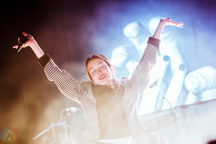 July Talk performs at the Danforth Music Hall in Toronto on October 28, 2016. (Photo: Alyssa Balistreri/Aesthetic Magazine)