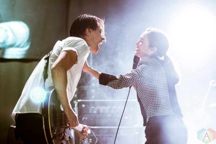 July Talk performs at the Danforth Music Hall in Toronto on October 28, 2016. (Photo: Alyssa Balistreri/Aesthetic Magazine)