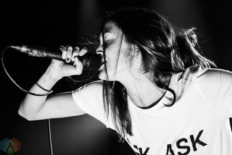 July Talk performs at the Danforth Music Hall in Toronto on October 28, 2016. (Photo: Alyssa Balistreri/Aesthetic Magazine)