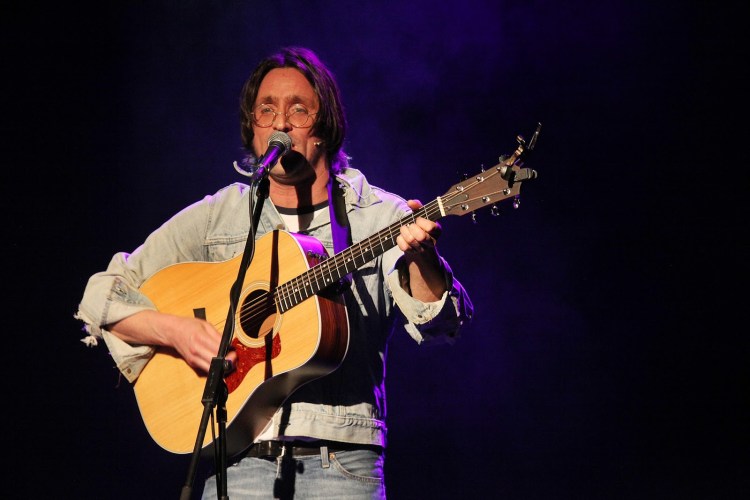 Actor Daniel Taylor as John Lennon in Lennon: Through a Glass Onion.