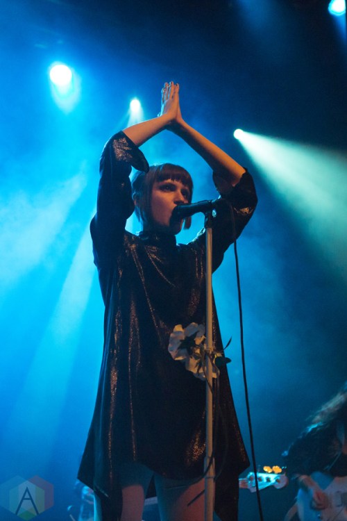 Muna performs at the Danforth Music Hall in Toronto on October 30, 2016. (Photo: Katrina Lat/Aesthetic Magazine)