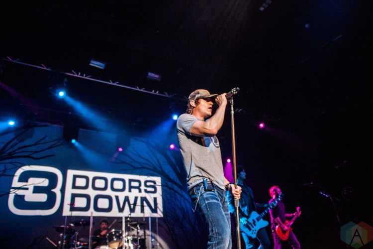 3 Doors Down performs at Manchester Academy in Manchester, UK on November 5, 2016. (Photo: Priti Shikotra/Aesthetic Magazine)