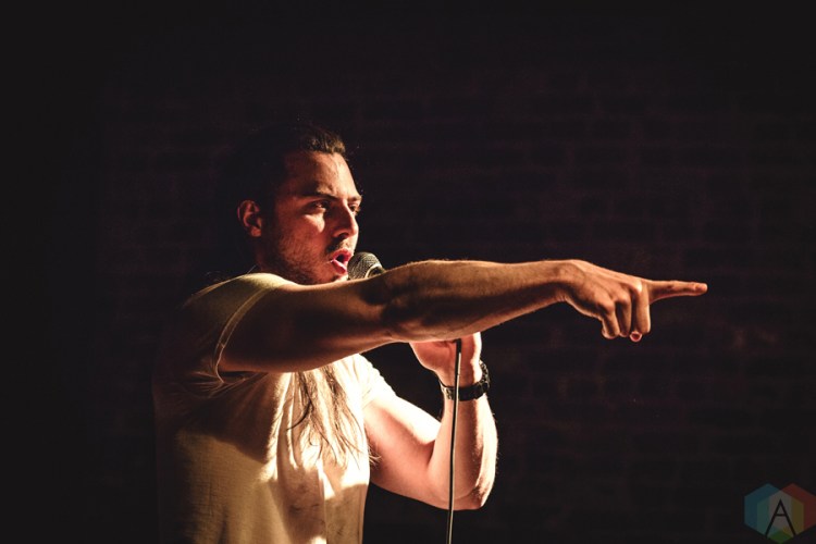 Andrew W.K. performs at the Capital Ale House Music Hall in Richmond, VA on November 9, 2016. (Photo: Joey Wharton/Aesthetic Magazine)